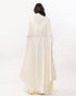 Ivory embroidered cape set