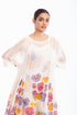 Ivory floral printed dress
