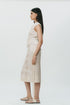 Ivory lace chikankari waistcoat