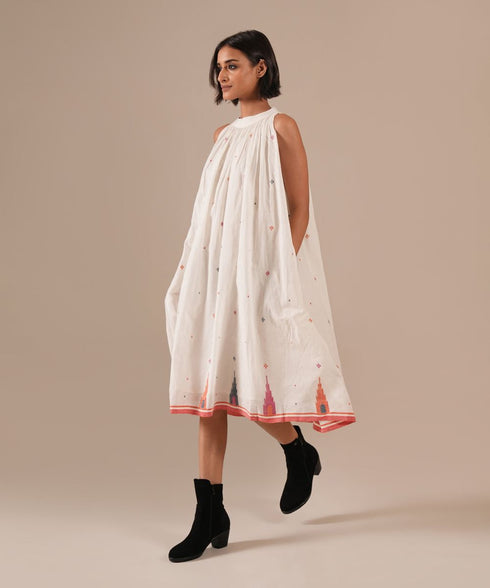 Ivory lyra dress