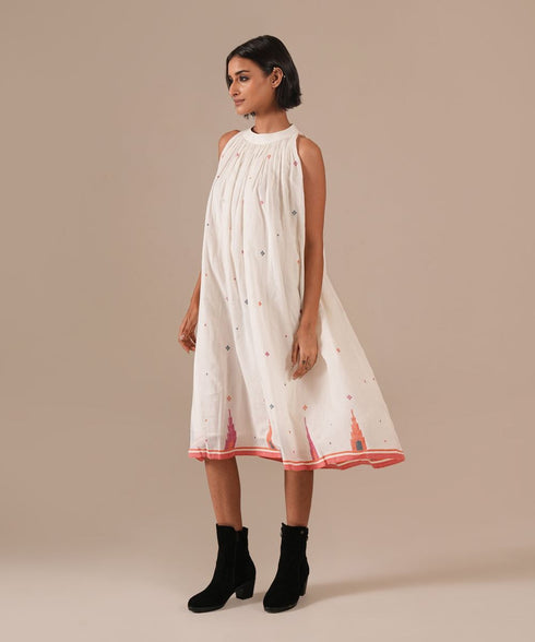Ivory lyra dress