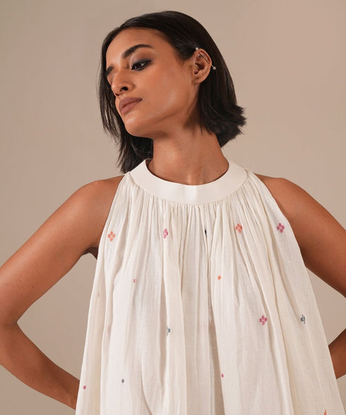 Ivory lyra dress