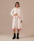 Ivory nova dress with jacket