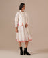 Ivory nova dress with jacket