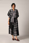 Iwara oversized panel black shirt