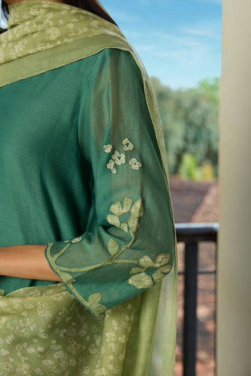 Jade applique kurta set