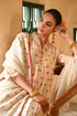 Jalmahal beige and red kurta set