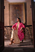 Jalshaghar hot pink brocade sally jacket