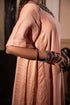 Jalshaghar dusty pink mehre kurta with farshi pants