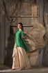 Jalshaghar ivory amina dupatta