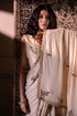 Jalshaghar ivory gota phool sari