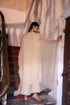 Jalshaghar ivory kaftan with palazzo