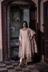 Jalshaghar ivory mehre kurta with farshi pants