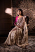 Jalshaghar ivory shalimaar sari