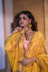 Jalshaghar yellow turkish ashoka sari