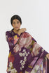 Jamun purple sari