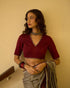 Janki mehroon blouse