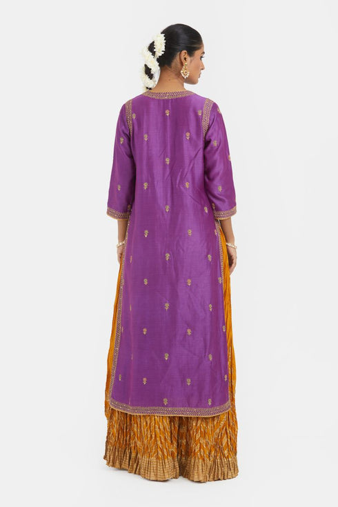 Jayati purple lehenga set