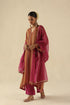 Jhoomar garnet kurta set