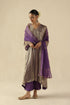 Jhoomar purple kurta set