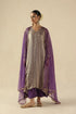 Jhoomar purple kurta set