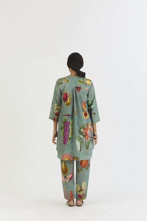 Juniper shades of blue short kurta set