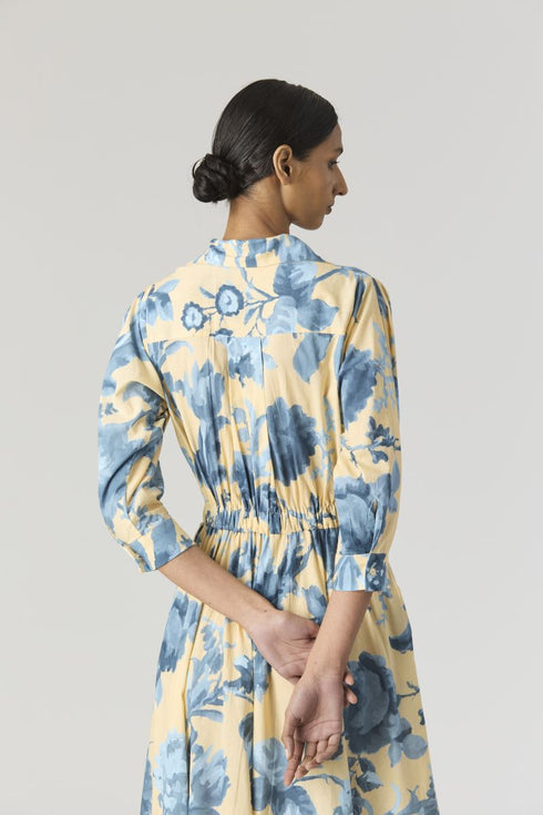 Juno blue cotton dress