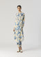 Juno blue side wrap kurta set