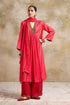 Kaashvi pink V-neck kurta