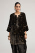 Kainaat black kurti