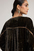 Kainaat black kurti