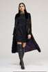 Kainaat black long coat