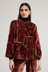 Kainaat maroon blazer