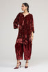 Kainaat maroon kurti