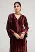 Kainaat maroon light phiran kurta