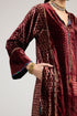 Kainaat maroon light phiran kurta