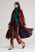 Kainaat maroon long coat