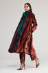 Kainaat maroon long coat