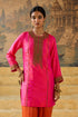 Kashi fuchsia short kurta