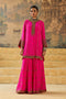 Kashi fuchsia short phiran kurta