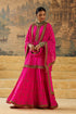 Kashi fuchsia short phiran kurta