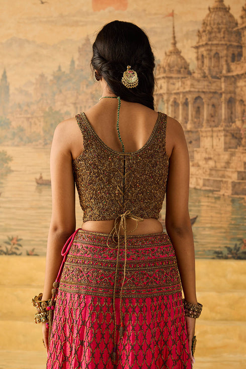 Kashi gold corset