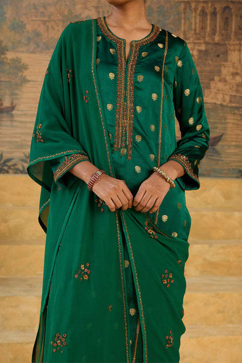Kashi green bootie stole
