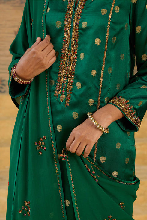 Kashi green bootie stole