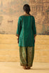 Kashi green short kurta