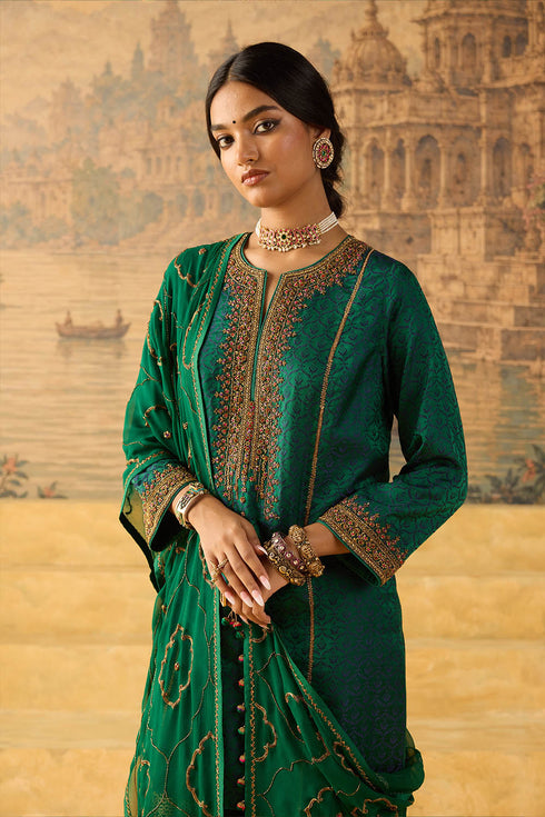 Kashi green stole