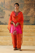 Kashi orange bootie stole