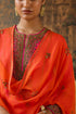 Kashi orange bootie stole
