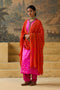 Kashi orange dupatta