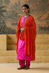 Kashi orange dupatta